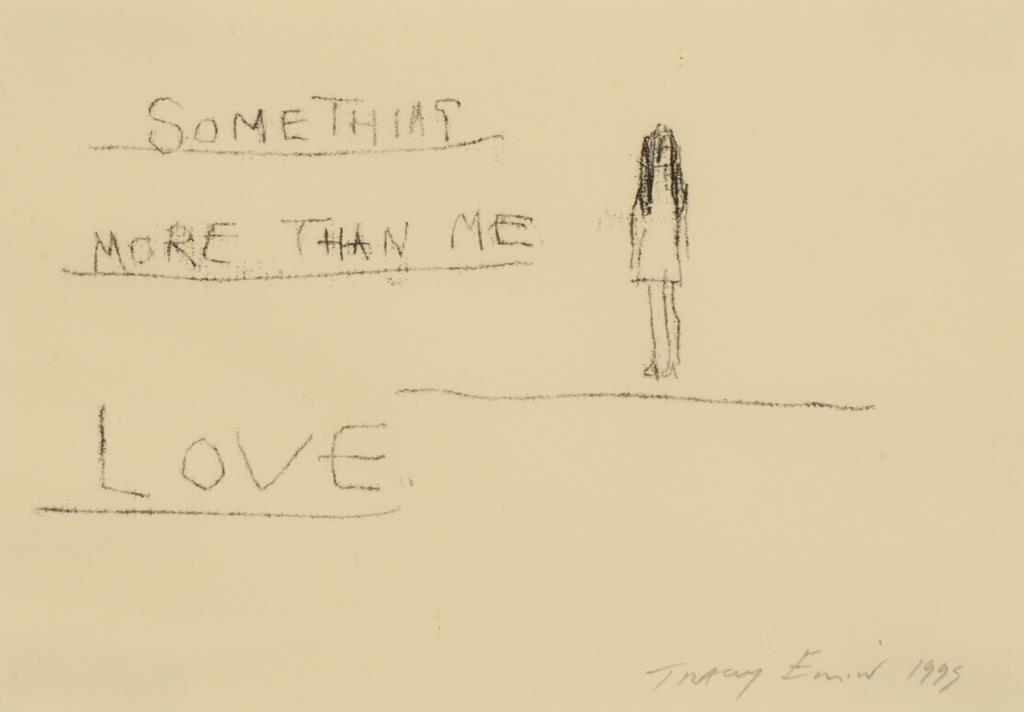 •TRACEY EMIN (b.1963) "Something more than me - Love"