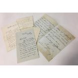 TRH KING GEORGE V AND QUEEN MARY: SIGNED LETTERS, two letters signed in ink by King George V as