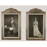 KING GEORGE VI AND QUEEN MARY, a pair of signed photographs, each photograph signed in ink and dated