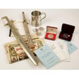 TRH THE PRINCE AND PRINCESS OF WALES: ROYAL VISIT BOOKLETS, presentation tankard, coins and other