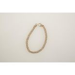 A 9CT ROSE GOLD CHAIN LINK BRACELET