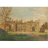 PAUL AYSHFORD, LORD METHEUN, R.A. (1886-1974) A view of Corsham Court