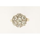 A DIAMOND CLUSTER DRESS RING