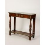 A GEORGE IV ROSEWOOD CONSOLE TABLE