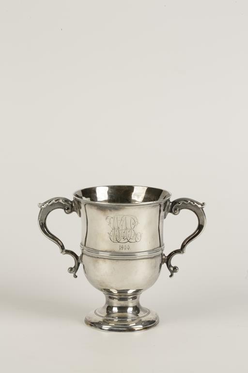 A GEORGE III TWO HANDLED CUP