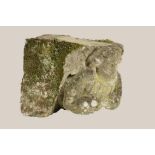 A MEDIEVAL STYLE STONE CORBEL
