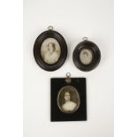 ENGLISH SCHOOL, 19th century A miniature study of the Duchess of Somerset