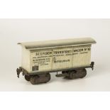 A MARKLIN (MAERKLIN) G1 EIGHT-WHEEL SEA FISH TRANSPORT WAGON