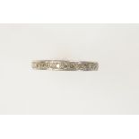 A DIAMOND-SET ETERNITY BAND