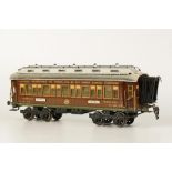 A MARKLIN (MAERKLIN) G1 EIGHT-WHEEL SLEEPING CAR