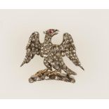 A DIAMOND EAGLE BROOCH