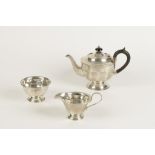 A THREE PIECE TEA SET