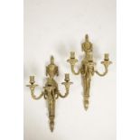 A PAIR OF NEO-CLASSICAL WALL LIGHTS