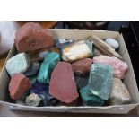 A COLLECTION OF MINERAL SAMPLES to include malachite