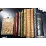 TWO BOUND 1840'S VOLUMES OF PUNCH, another later volume, 'Cassell's Natural History' vols. II and
