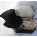 A TRESS & CO. OPERA HAT in original box