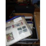 A COLLECTION OF MOUNTED AND UNMOUNTED STAMPS, presentation packs and similar items