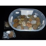 A QUANTITY OF ASSORTED PRE-DECIMAL COINAGE including some late Victorian with some lustre