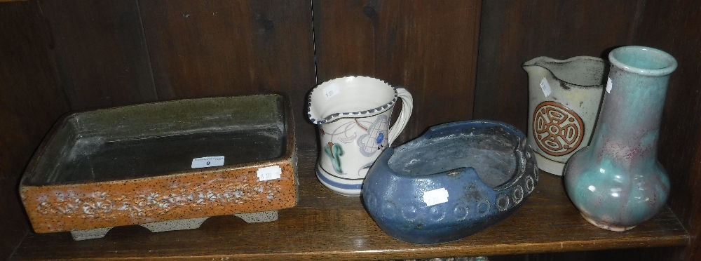 A POTTERY BONSAI DISH and similar ceramics