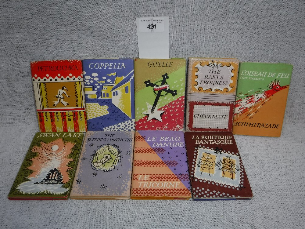 A COLLECTION OF SMALL VOLUMES ON THE BALLET, illus. by Joyce Millen, pub. by Newman Wolsey Ltd,