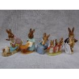 BESWICK: A COLLECTION OF BEATRIX POTTER FIGURES, Mr Benjamin Bunny & Peter Rabbit, Mr Benjamin