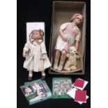 WALTERSHAUSER PUPPENMANUFAKTUR: A 'BAMBINA BELLA' DOLL and a 'Lamponi 2000' doll, both with