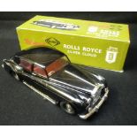 TRI-ANG: A MINIC ELECTRIC 1/20 SCALE ROLLS ROYCE SILVER CLOUD in black with original box