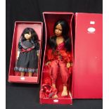 GOTZ PUPPENMANUFAKTUR: A 'MINDIYANA' DOLL, and a 'Karoline' doll (both boxed) Condition: dolls in