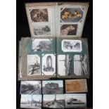 A COLLECTION OF EARLY 20TH CENTURY POSTCARDS, including 'Railway accident, Preston Aug 1st 1903',