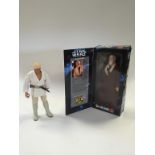 STAR WARS: Kenner: A "Collector Series" boxed 12" figure "Obi-Wan Kenobi" (Black lightsabre