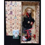 ANNETTE HIMSTEDT PUPPEN KINDER: A 'MIRTE' DOLL with certificate, (boxed) and a collection of her
