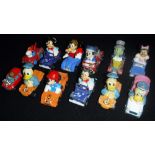 MATCHBOX: A COLLECTION OF 'DISNEY SERIES' cartoon characters in cars, to include Minnie Mouse and