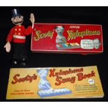 SOOTY: A VINTAGE 1950S/60S JUNIOR TIN-PLATE XYLOPHONE, 'as featured on Television by Harry