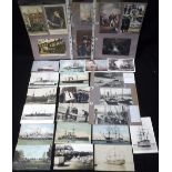 NAVAL/SHIPPING INTEREST, A COLLECTION OF POSTCARDS to include 'The Dogger bank incident 1904' '