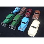 DINKY TOYS: A COLLECTION OF 1950S AND EARLIER SALOON CARS, to include a Rover 75 and a Lincoln