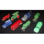 DINKY TOYS: A COLLECTION OF 1940S & 50S VEHICLES to include a 'Castrol' tanker and a 'Commer Dinky