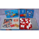 LEGO: AN ORIGINAL 1960S SET 7003/A with 'Lego idea book 1' and 'ideas book 2' Condition: in