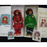 ANNETTE HIMSTEDT PUPPEN KINDER: A 'MELVIN' DOLL and a 'Catalina' doll (2) with certificates (