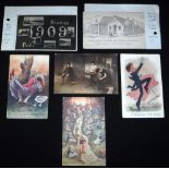 POOLE INTEREST: A COLLECTION OF EARLY 20TH CENTURY COMICAL POSTCARDS, including 'The Lover's Walk,