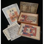 F.AD. RICHTER & CO: A SET OF LATE 19TH CENTURY 'ANCHOR BLOCKS' complete in original box, with