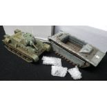 KING & COUNTRY, ORIGINAL TOY SOLDIERS: WORLD WAR TWO, A 'Red Army' tank (RA04 T34) and a 'USMC'