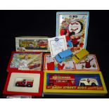 CORGI: THE DANDY/BEANO SPECIAL EDITION BEDFORD VANS (boxed) 'THE BASH STREET KIDS' bus and 'Minnie