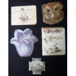 A COLLECTION OF VICTORIAN CHILDREN'S BOOKLETS, including 'Merry and Wise' in the form of an owl's