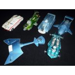 DINKY TOYS: A COLLECTION OF 'JERRY ANDERSON' VEHICLES to include 'Joe's car', an 'SPV', and a 'UFO