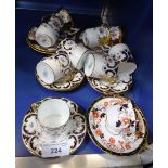 A COLLECTION OF COALPORT COFFEE CANS AND SAUCERS and others similar