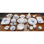 A QUANTITY OF ROYAL WORCESTER 'RHAPSODY' DESIGN DINNER WARE