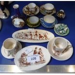 A VICTORIAN POTTERY PART CHILD'S TEASET and other similar items