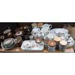 A QUANTITY OF ROYAL WORCESTER 'EVESHAM' DINNER WARES, Portmeirion ceramics and other dinner wares