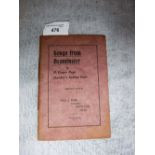 ''SONGS FROM BEAMINSTER' by H Cooper-Pugh (London's Saddest Poet)' published Pugh & Pugh, Beaminster