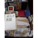 A COLLECTION OF MIXED STAMPS including Channel Island stamps